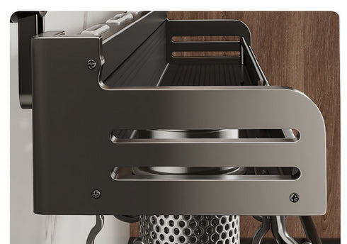 Kitchen Organizer Shelf Wall-Mounted Spice Storage Rack Kitchen Knife Holder - 50 cm